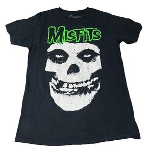 Misfits Men’s M Black Tee Short Sleeve Band Shirt American Punk Rock Horror